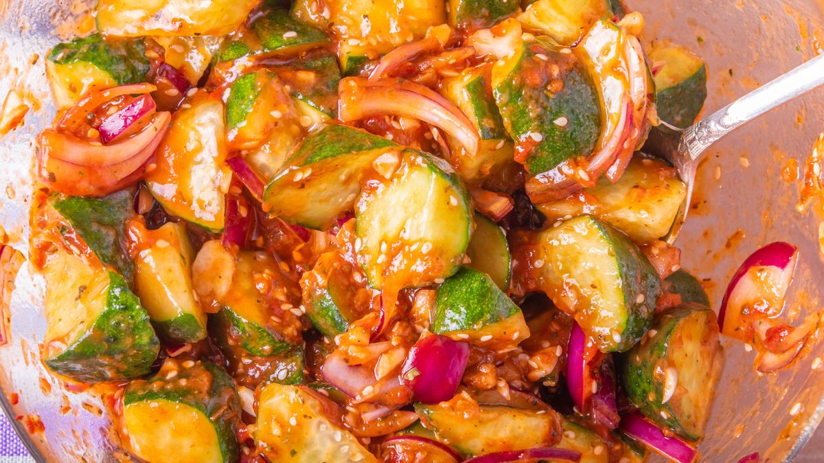 Koreańska surówka z ogórka