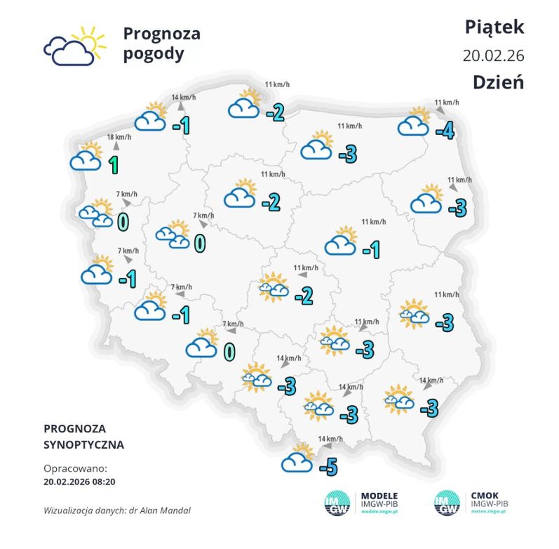 Prognoza pogody na piątek
