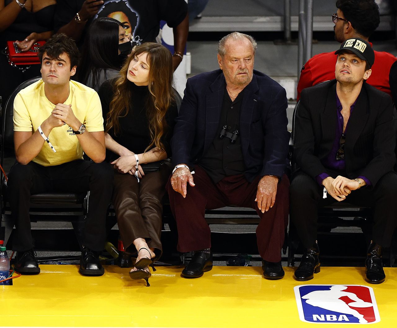 Jack Nicholson po dwóch latach zjawił się na meczu NBA