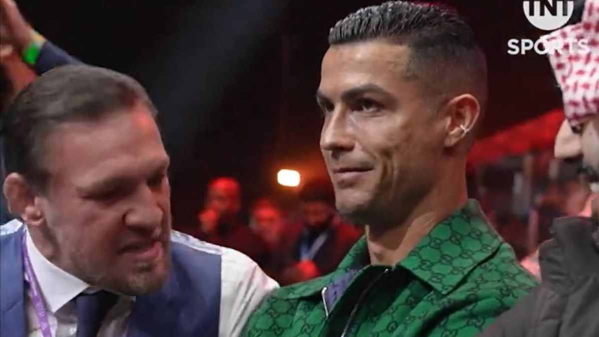 Na zdjęciu: Cristiano Ronaldo i Conor McGregor
