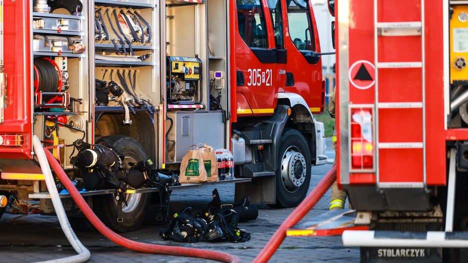 Pożar Galerii Podolany w Poznaniu