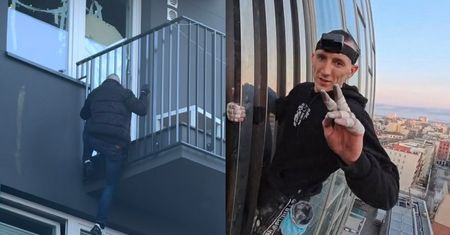 Wszedł na steama Łatwoganga przez balkon. Okazuje się, że to ZNANY MIEJSKI WSPINACZ