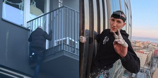 Wszedł na steama Łatwoganga przez balkon. Okazuje się, że to ZNANY MIEJSKI WSPINACZ