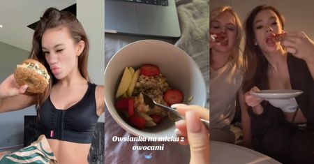 Ukochana Wojtka Goli pokazała, co je w ciągu dnia. Zmartwiła internautów: "Tak MAŁO? Ja bym umarła"