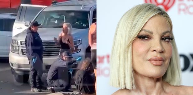 Tori Spelling miała poważny wypadek drogowy. W aucie wiozła SIEDMIORO DZIECI: "Zawieziono ich do szpitala w trzech karetkach"