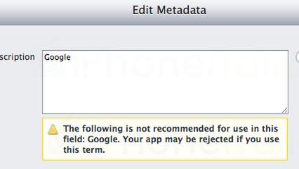 Słowo "Google" zakazane w App Store 1