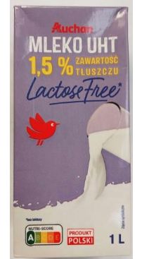 Mleko UHT bez laktozy 1L