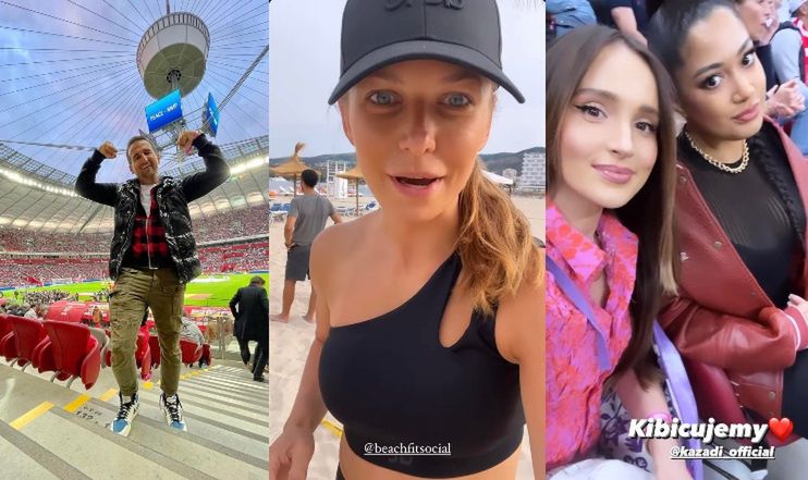 Celebryci kibicują polskiej kadrze