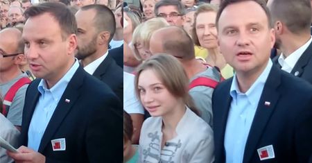 Andrzej Duda śpiewa powstańcze piosenki