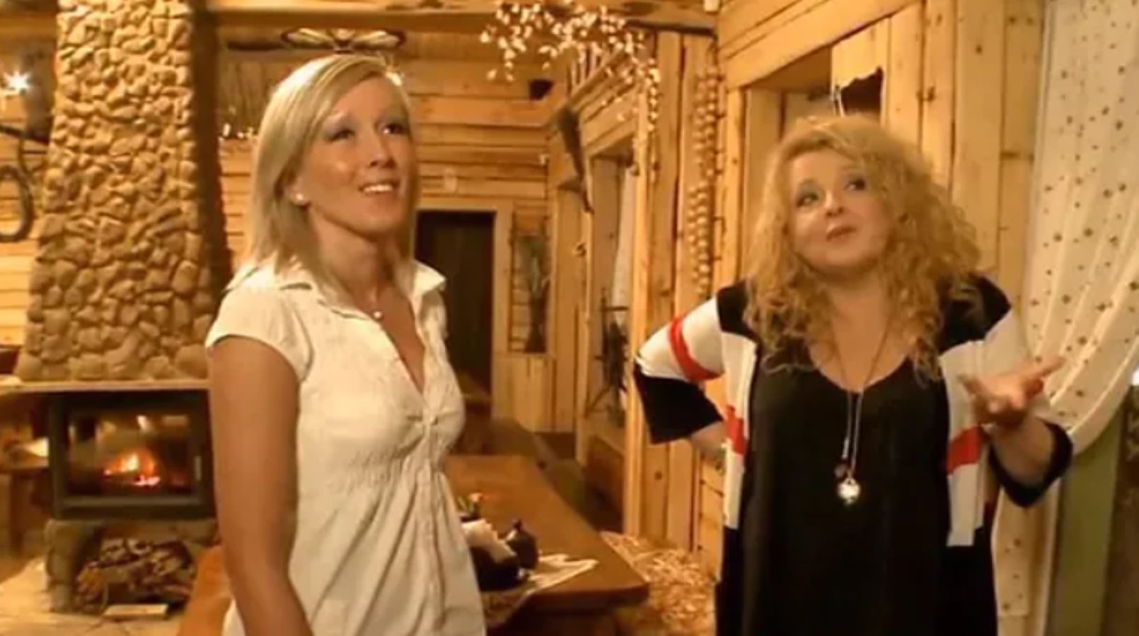 Sylwia Peretti i Magda Gessler na planie programu