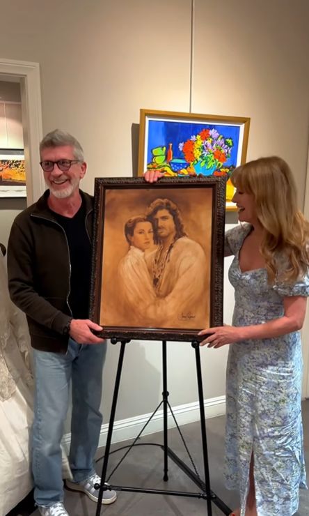 Jane Seymour i Joe Lando na wspólnym nagraniu 