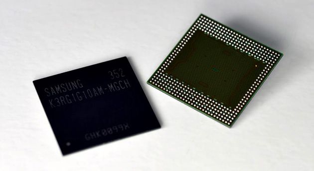 Nowe kości pamięci Samsunga o pojemności 1 GB