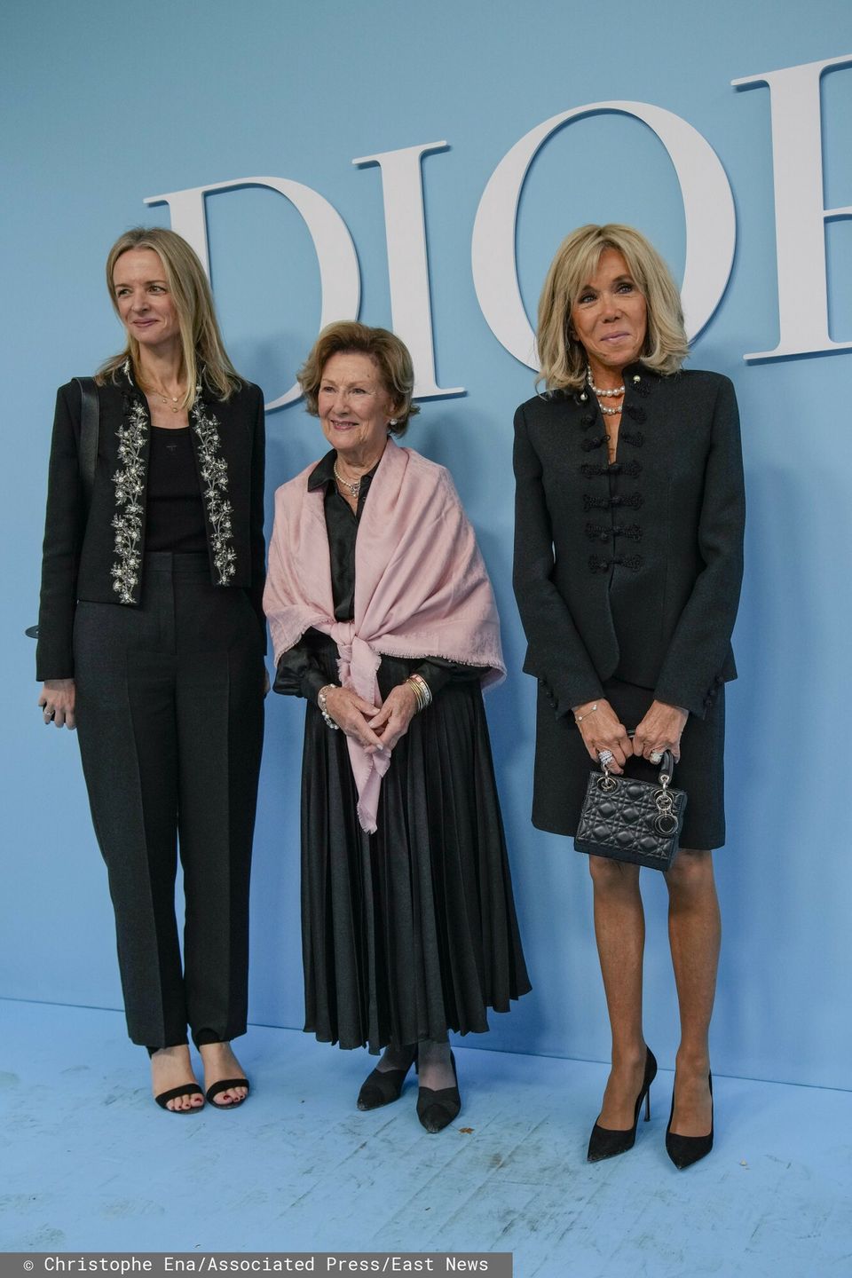 Brigitte Macron na pokazie marki Dior