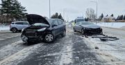 Lublin: Zderzenie Hyundaia z Volkswagenem. Jedna osoba w szpitalu