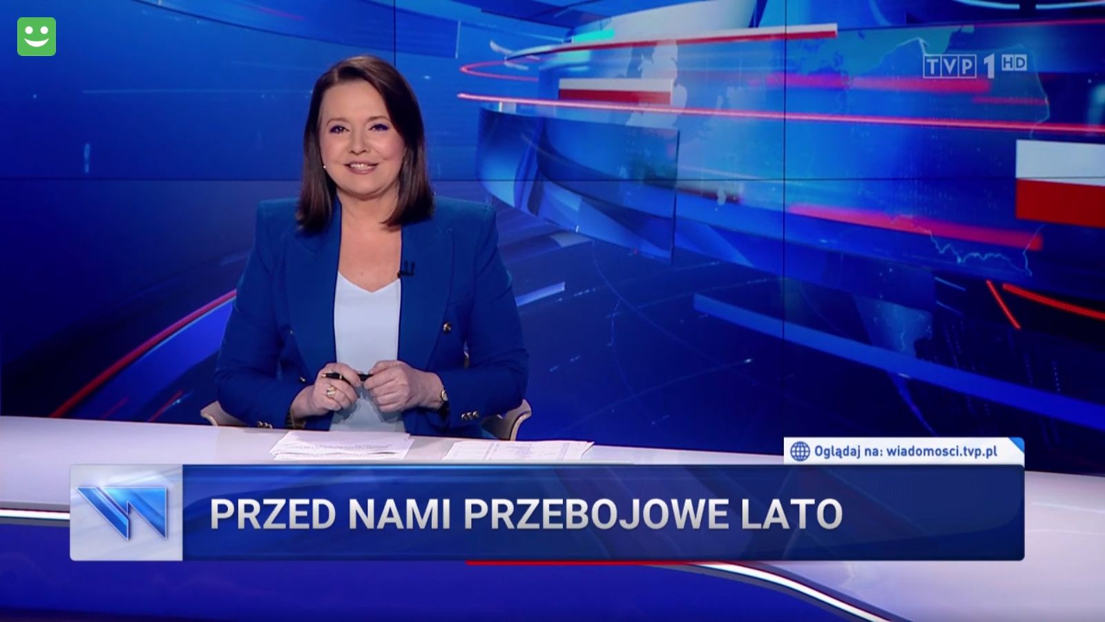 Danuta Holecka zapowiedziała materiał o koncertach, w którym znalazła się laurka dla prezydenta Dudy