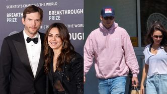 RZADKI WIDOK: Ashton Kutcher i Mila Kunis maszerują ulicami Los Angeles w towarzystwie DZIECI