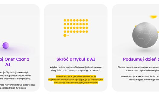 Onet wchodzi w sztuczną inteligencję. Pomaga OpenAI