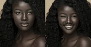 Bardzo ciemnoskóra modelka z Senegalu podbija Internet