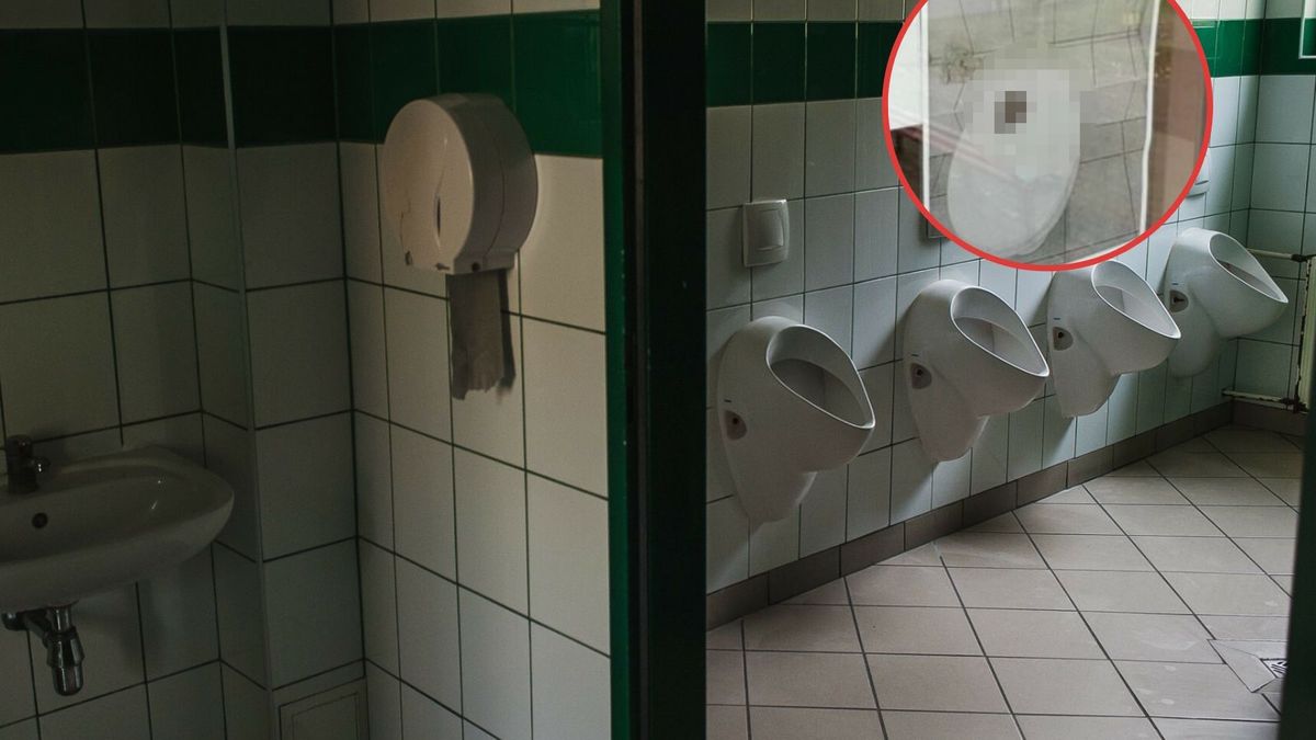 Na drzwiach szkoły zawisło zdjęcie brudnej toalety. "Takie zachowanie jest niedopuszczalne"
