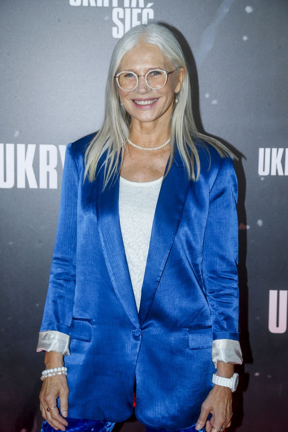Joanna Dyrkacz na premierze filmu "Ukryta sieć"