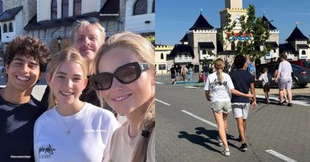 Agata Rubik szaleje z 16-letnią córką i jej chłopakiem w Energylandii. Pokazała też ojca