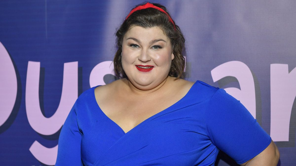 Dominika Gwit na premierze swojego stand up-u