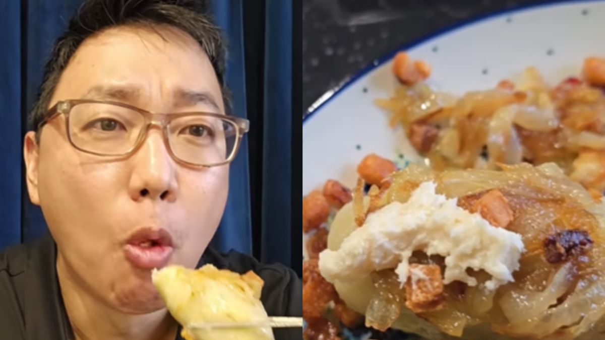 Koreańczyk zachwyca się kartaczami