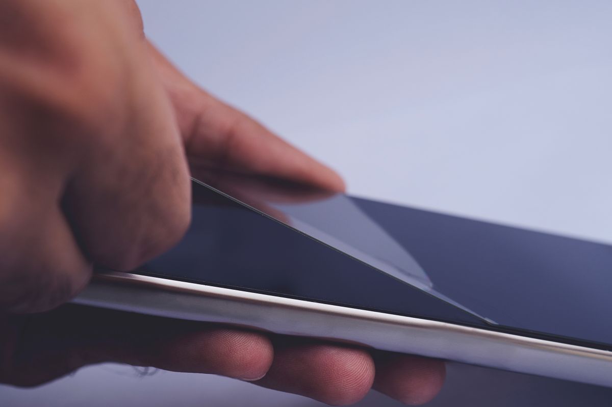 Glass and foil can protect a smartphone screen.