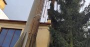 Katastrofa w gminie Sośnie. Zawalił się komin kotłowni