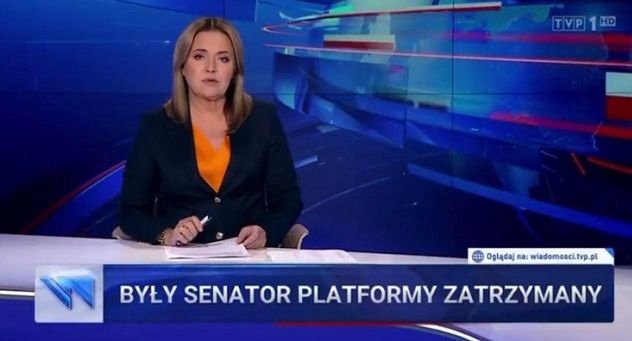 Wpadka "Wiadomości". Danuta Holecka błędnie podała miejsce pracy zatrzymanego Macieja Wituckiego