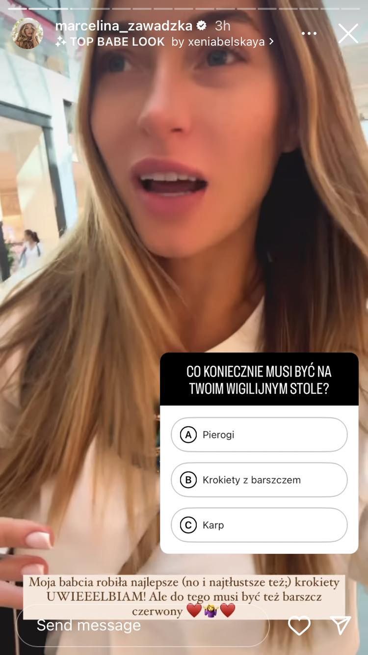 Marcelina Zawadzka relacjonuje zakupy w markecie w Dubaju