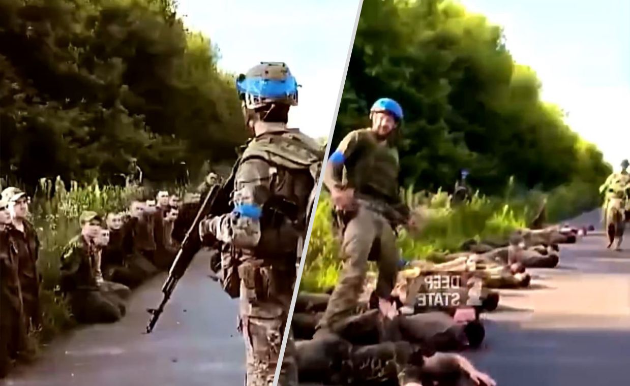 Russian conscripts captured as Ukrainian forces advance in Kursk