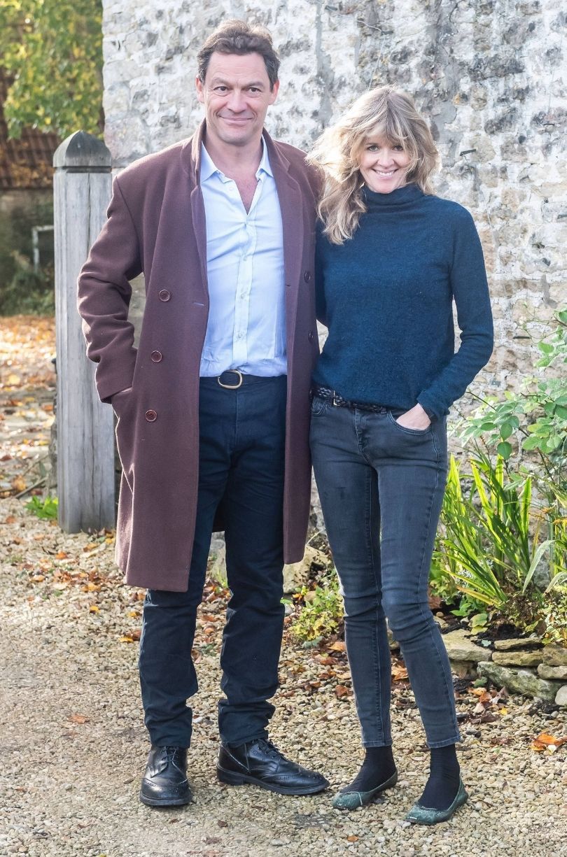 Dominic West z żoną