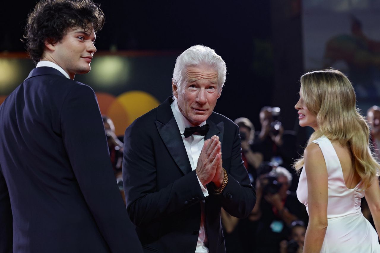 Richard Gere z żoną w Wenecji