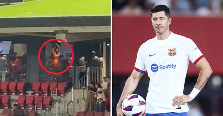 Na boisku Lewandowski, a niedaleko zgorszenie. Nagranie obiegło sieć