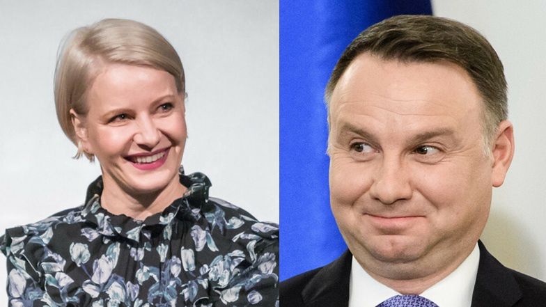 Andrzej Duda lajkuje posty Małgorzaty Kożuchowskiej