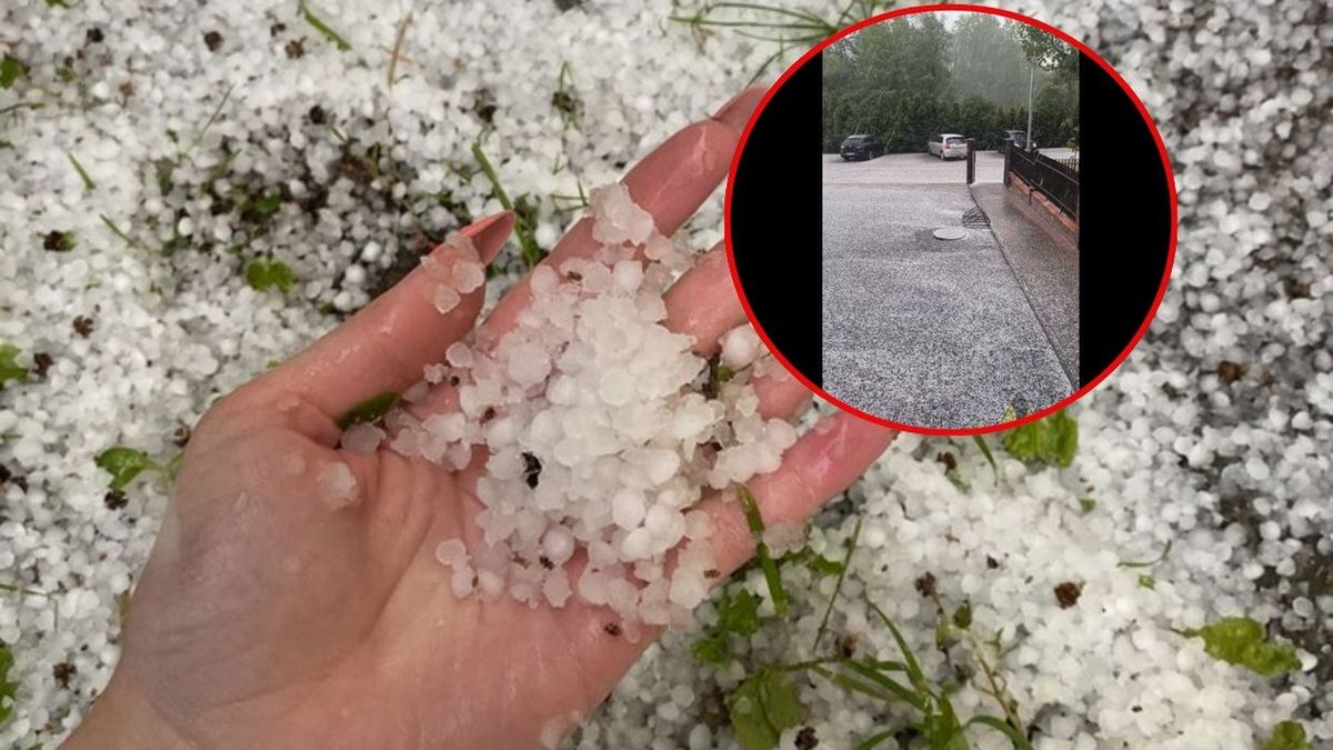 Opady gradu na Podkarpaciu