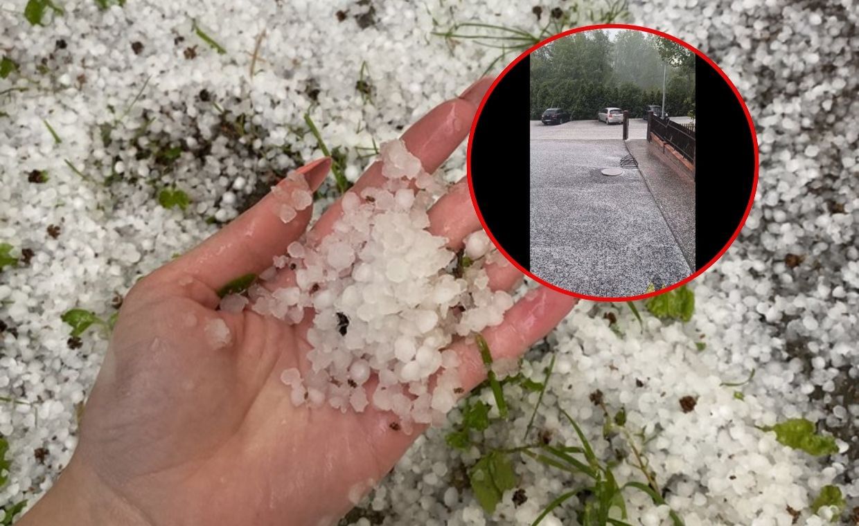 Opady gradu na Podkarpaciu