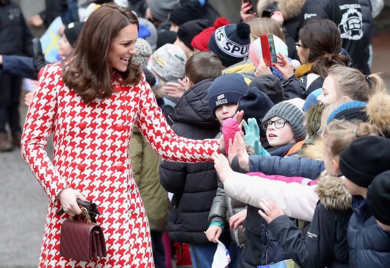 Ciężarna księżna Kate i książę William odwiedzili Szwecję