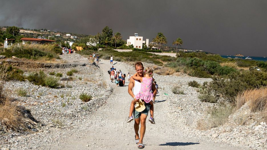 Pożary na wyspie Rodos