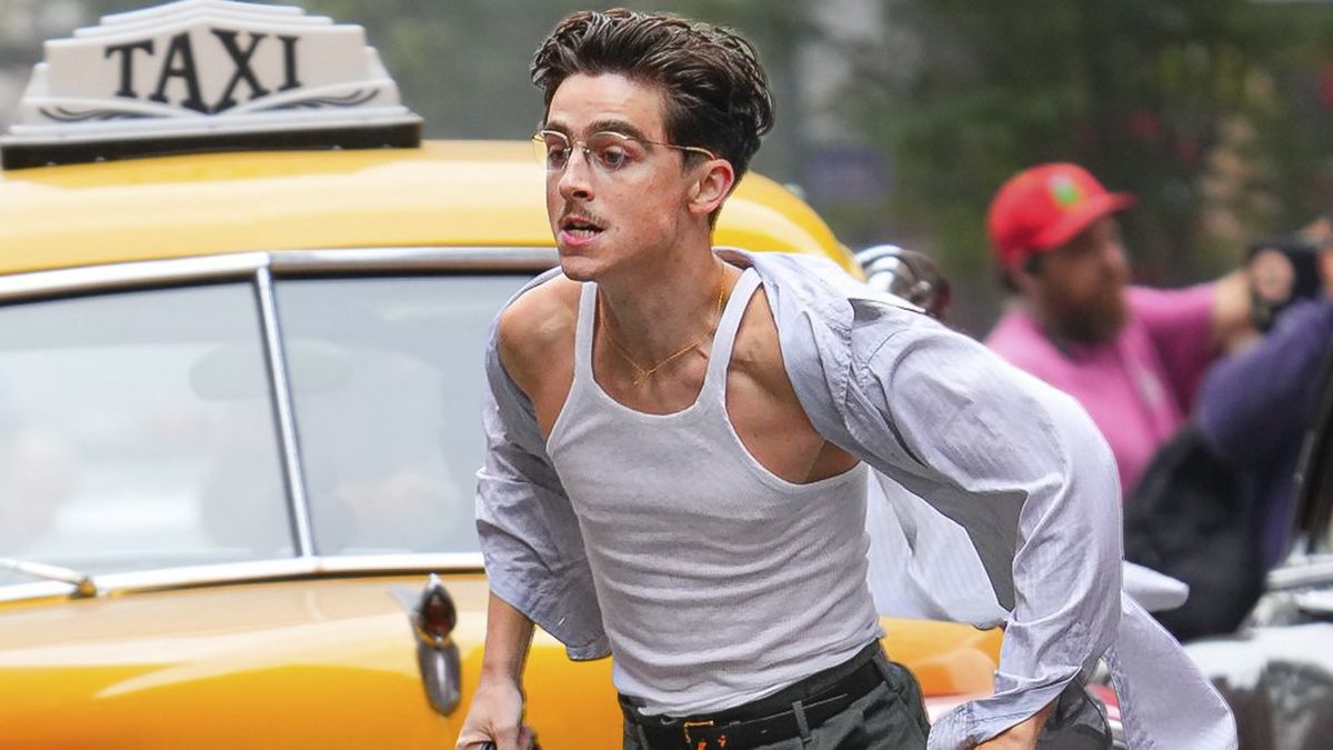 Timothee Chalamet w filmie "Wielki Marty" 