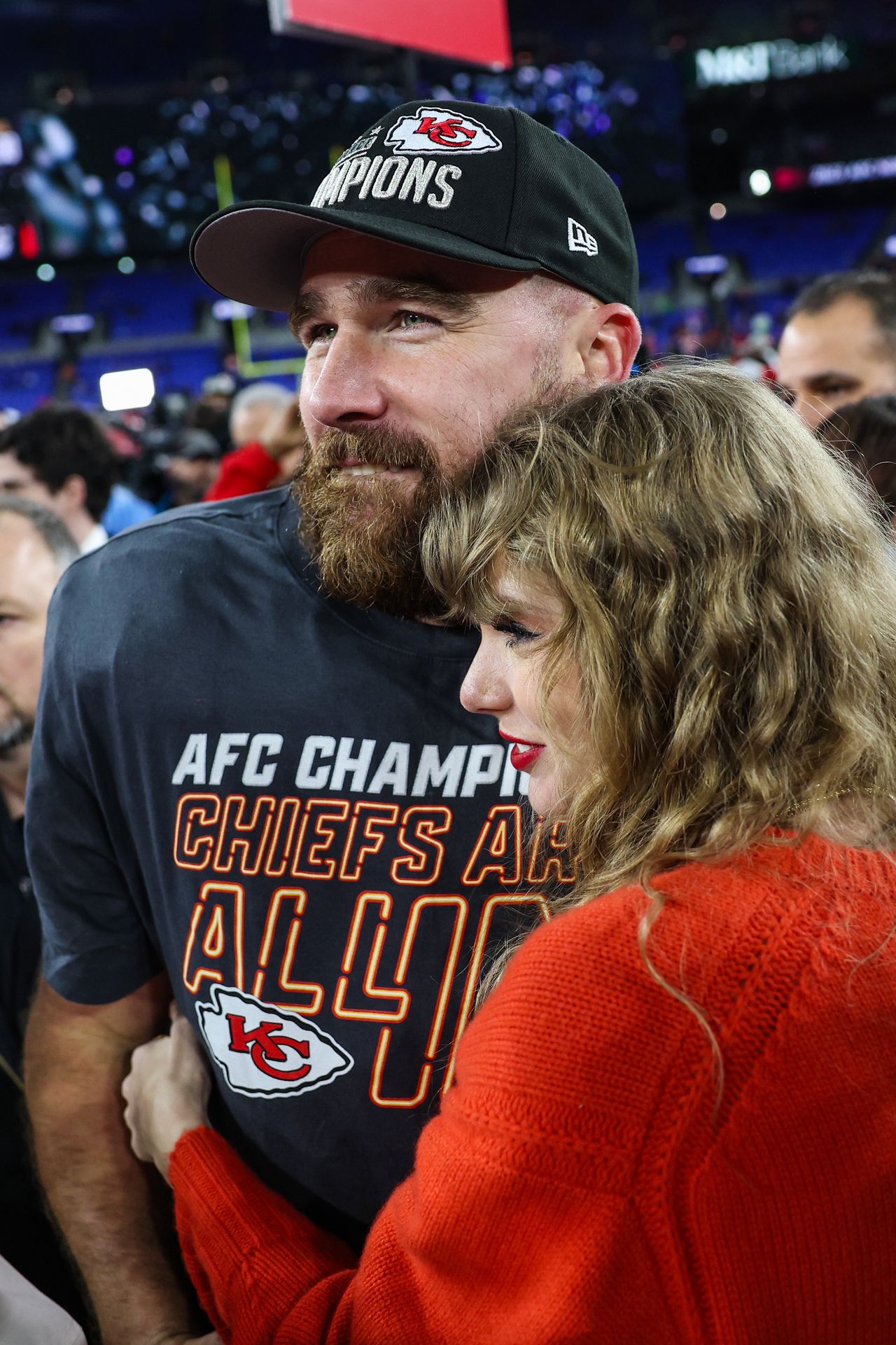 Taylor Swift and Travis Kelce