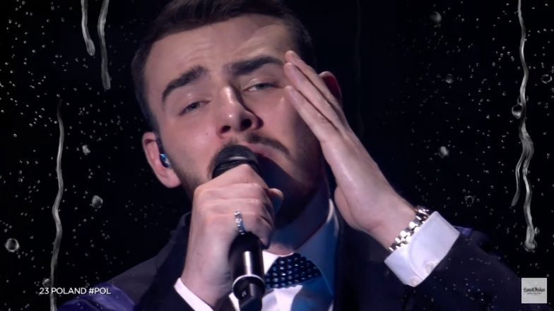 Eurowizja 2022 - tak wyglądał finałowy występ Krystiana Ochmana