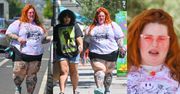 Wytatuowana Tess Holliday rusza na zakupy w Los Angeles (ZDJĘCIA)