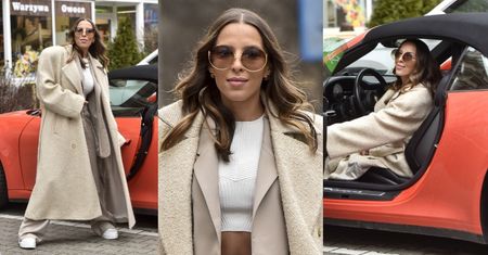 Ewa Chodakowska opuszcza gmach "Dzień dobry TVN" i zmierza do porsche za 700 tysięcy złotych (ZDJĘCIA)