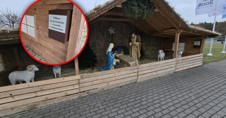Tak wygląda szopka u o. Rydzyka. Uwagę zwrócił jeden szczegół