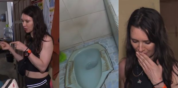 Janja Lesar ZAŁAMANA widokiem toalety w "Azji Express". "Nie chcę tutaj być. TO JEST STRASZNE" (WIDEO)