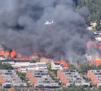 Drammen w ogniu. Polak musiał uciekać
