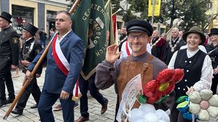 Kielce: Kolorowy pochód. V Rzemieślniczy Bazar