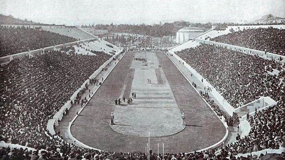 fot.domena publiczna Pierwsze nowożytne igrzyska olimpijskie zgromadziły tłumy